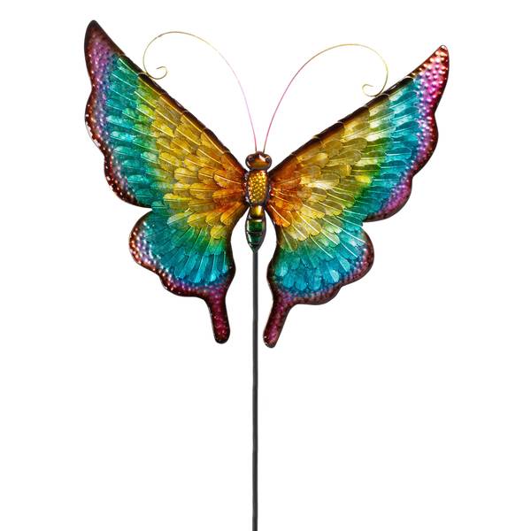 Photo of 59" Metal Butterfly Yard Stake