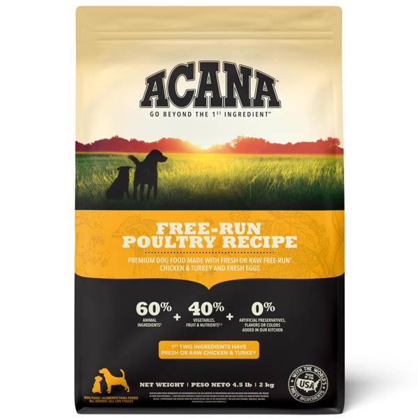 Photo of Free-Run Poultry Recipe Dry Dog Food, 4.5 lb, 60% Protein-Rich