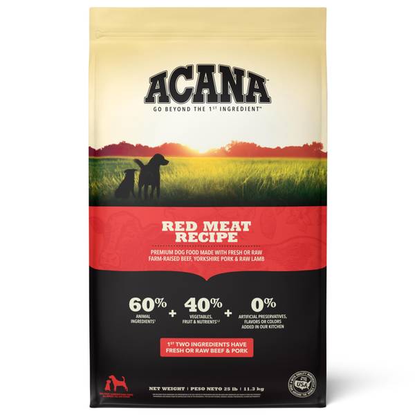 Photo of Red Meat Recipe Dry Dog Food, 25 lb, 60% Quality Animal Ingredients