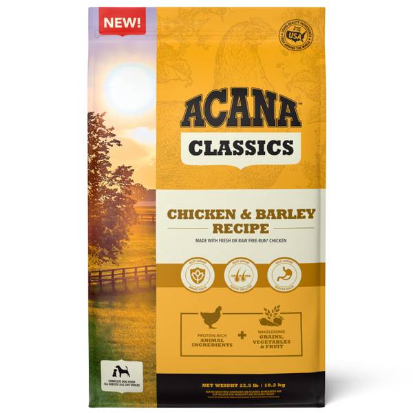 Photo of Classics Chicken & Barley Recipe Dry Dog Food, 22.5 lb, Protein-rich