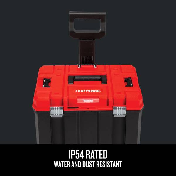 Craftsman VERSASTACK System 20-in Red Plastic Wheeled Lockable