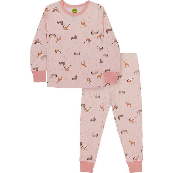 John Deere Girls Horse Pasture PJ Set J2S655PC-6
