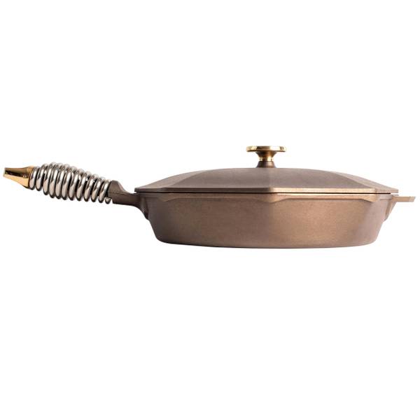 Photo of 12" Finex Cast Iron Skillet with Lid
