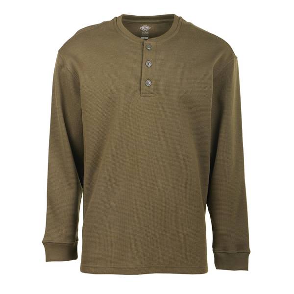 Photo of Men's Long Sleeve Henley Thermal Shirt