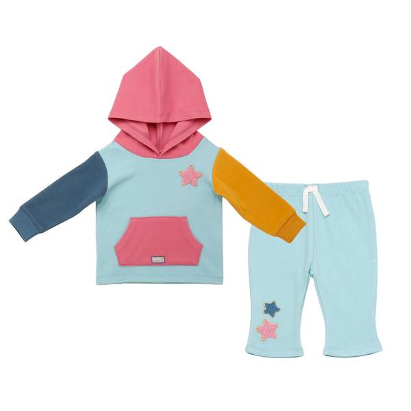 Photo of Infant Girl's Hooded Top and Pant Set