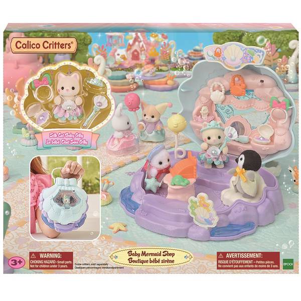 Calico Critters Mermaid Shop Set Baby Mermaid Shop – /ahn