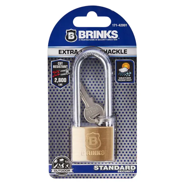 Brinks 40mm Solid Brass Keyed Lock with 2