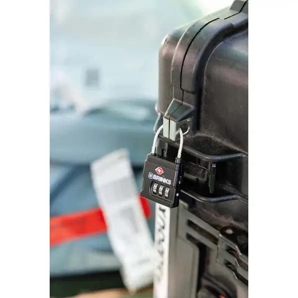 Brinks 37mm 3-Dial Resettable Combination TSA Travel Lock with