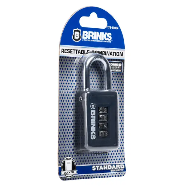 ブレックファスト・クラブ(LD) BRINKS - 40mm 4-Dial Resettable Sports Padlock - Zinc Die
