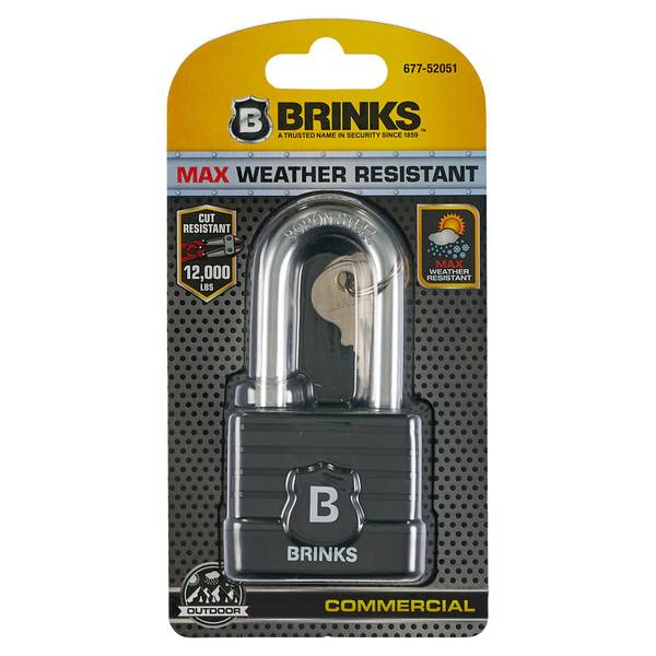 Photo of 50MM 2" Shackle Commercial Laminated Steel Weather Resistant Padlock