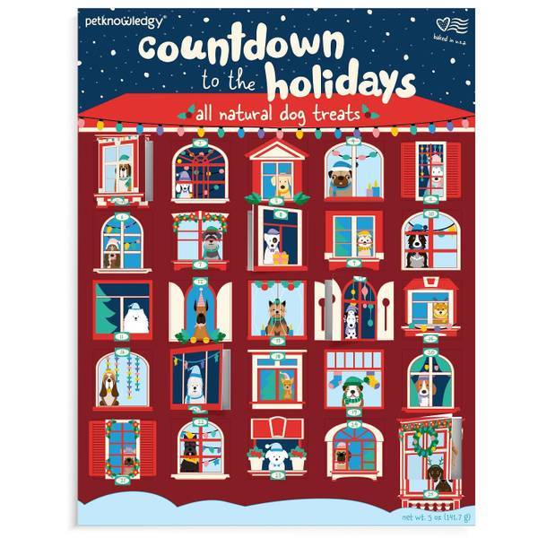 Photo of Advent Calendar Holiday Dog Treats, 25 Individual Treats