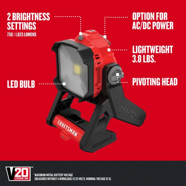 craftsman rechargeable flashlights CMXLFB500P 500 Lumen Lithium Ion Waterproof LED Flashlight with USB Power Charger : Buy Online at Best Price in KSA Series 3/8 Craftsman V20* Cordless Small Area