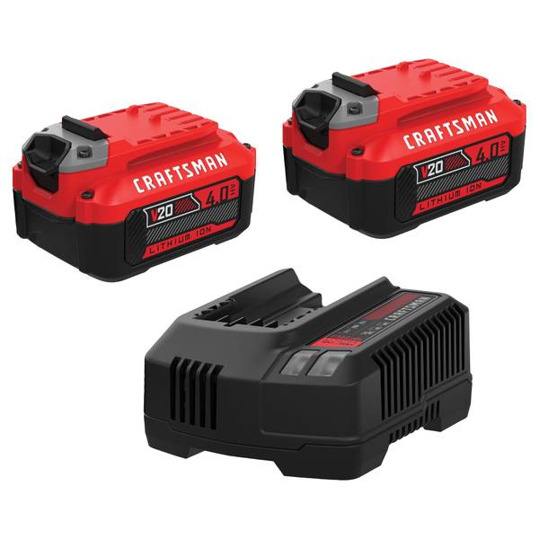 Craftsman V20* Power Tool 2-Battery Kit - CMCB204-2CK | Blain's Farm ...