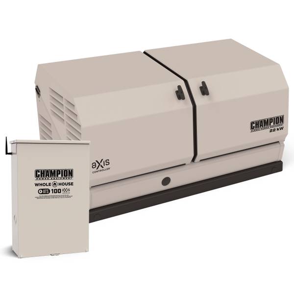 Photo of 22kW Dual Fuel Whole House Home Standby Generator with 100-Amp Axis Automatic Transfer Switch