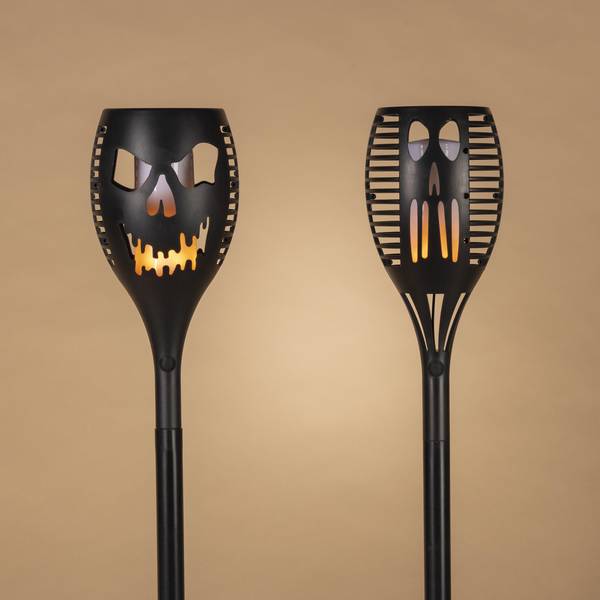 Photo of 30.7" Solar Lighted Plastic Torch Assortment