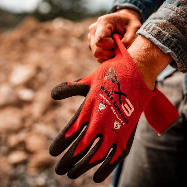 Wells Lamont Men's FX3 Nitrile Coated Grip Work Gloves - 448-600-M