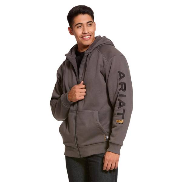 Photo of Men's Rebar All Weather Full Zip Work Hoodie