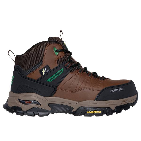 Skechers Men's John Deere Arch Fit Tarver Composite Toe Iron