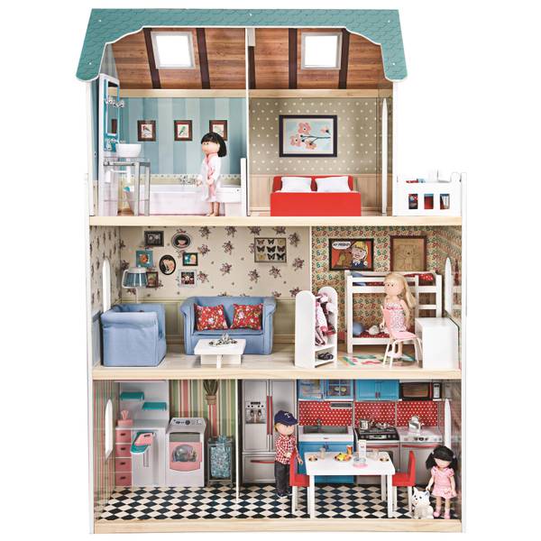 Teamson Amanda Mansion Dollhouse - TD-13551B | Blain's Farm & Fleet