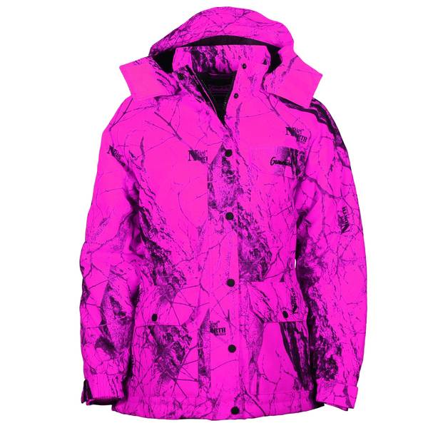 Pink camo hunting jacket best sale