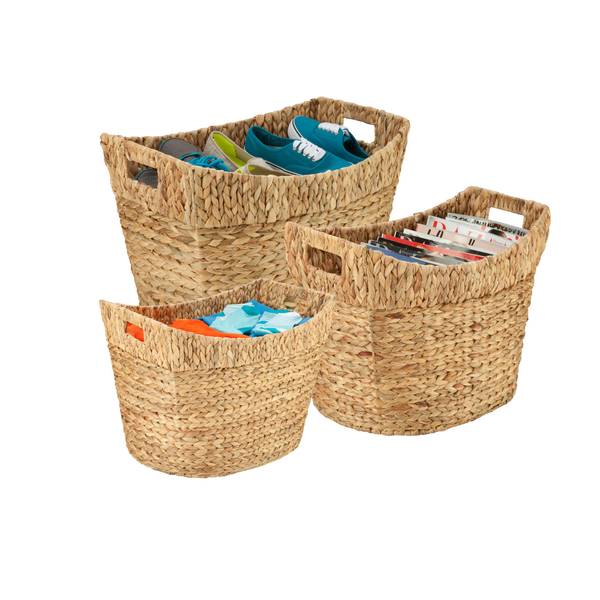 Photo of 3-Piece Nesting Natural Baskets
