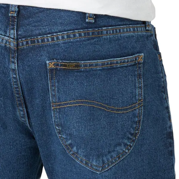 Jeans Lee Legendary Slim Straight Para Hombre - Corte Entallado, Tela Elástica, Talla 33W X 29L