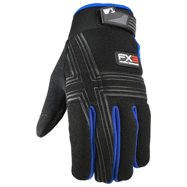 Wells Lamont Men's Hi-Dexterity Silicone Grip FX3 Work Gloves