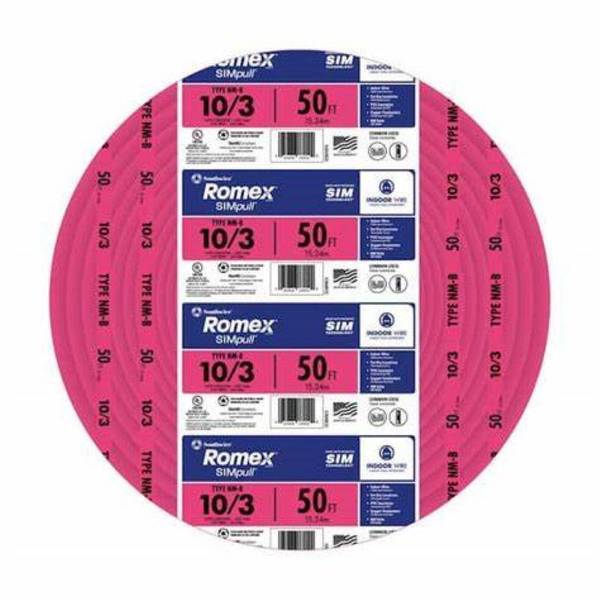 Photo of 50' 10/3 NM W/G Indoor Wire