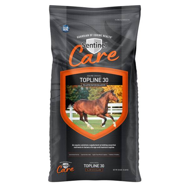 Photo of 50 lb Blue Seal Sentinel Care Equine Choice Topline 30 Horse Feed