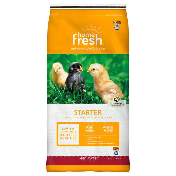 Kent 25 lb Blue Seal Home Fresh Chick Starter Crumble with AMP