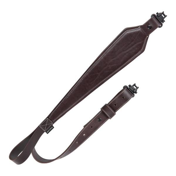 Photo of Heritage Plain Dark Mahogany Leather Rifle Sling