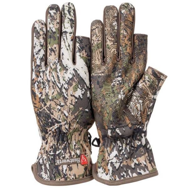 Photo of Men's 1/2 Finger Stealth Hunting Gloves