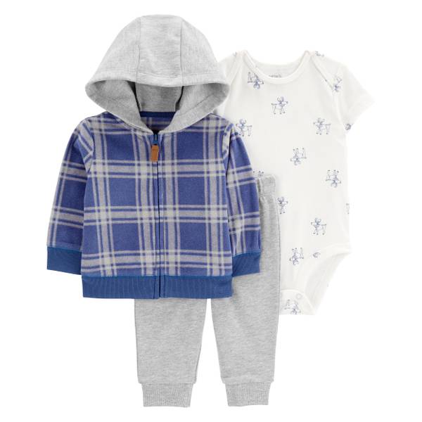 Carter's Infant Boy's 3-Piece Blue Plaid Little Jacket Set - 1R527010 ...