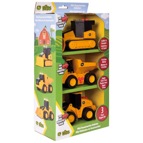 John Deere 3-Pack Mini Vehicle Construction - 470373