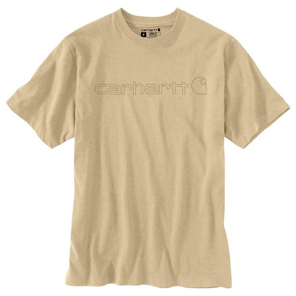 Carhartt Men's Loose Fit Heavyweight Short-Sleeve Logo