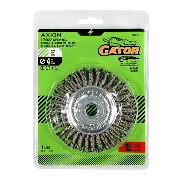 Photo of 4" x 5/8-11" Fine Stringer Wire Wheel