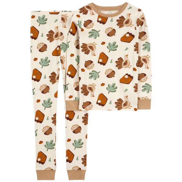 Carter's Boys 2-Piece Thanksgiving 100% Snug Fit Cotton Pajamas ...