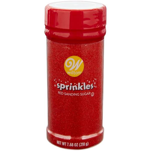 Photo of 7.68 oz Red Sanding Sugar Christmas Cookie Sprinkles