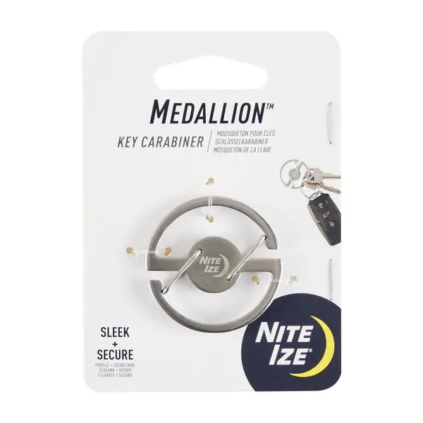 Nite Ize~ Medallion Key Carabiner - MKC-11-R3 | Blain's Farm & Fleet
