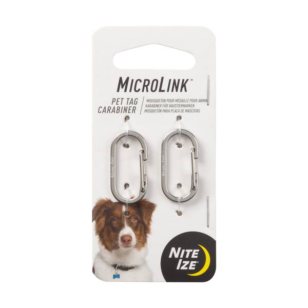 Photo of 2-Pack MicroLink Pet Tag Carabiner
