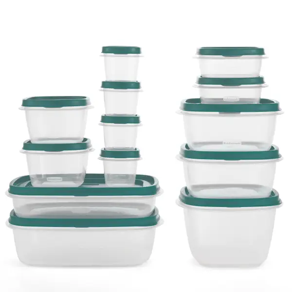 Rubbermaid 26-Piece Blue Spruce Easy Find Lids Storage Set
