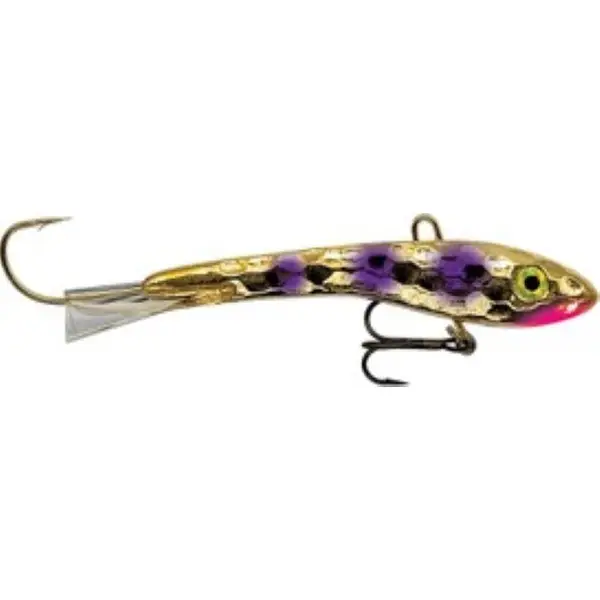 Moonshine Size 0 Shiver Minnow Hammered Purple Dots - SM