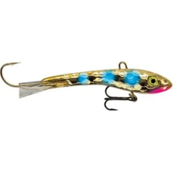 Moonshine Size 0 Shiver Minnow Hammered Glow Blue Dots - SM-LSOGBD 