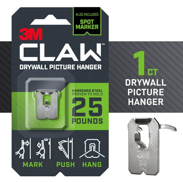 Photo of 25 lb Drywall Picture Hanger with Temporary Spot Marker