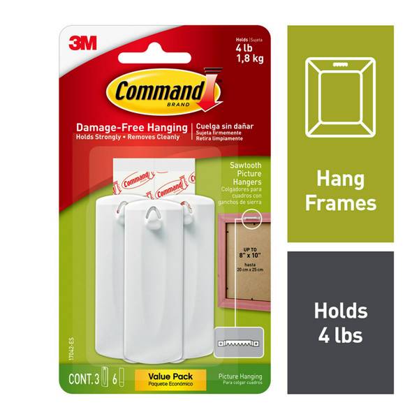 Photo of 3-Pack Sawtooth Picture Hangers