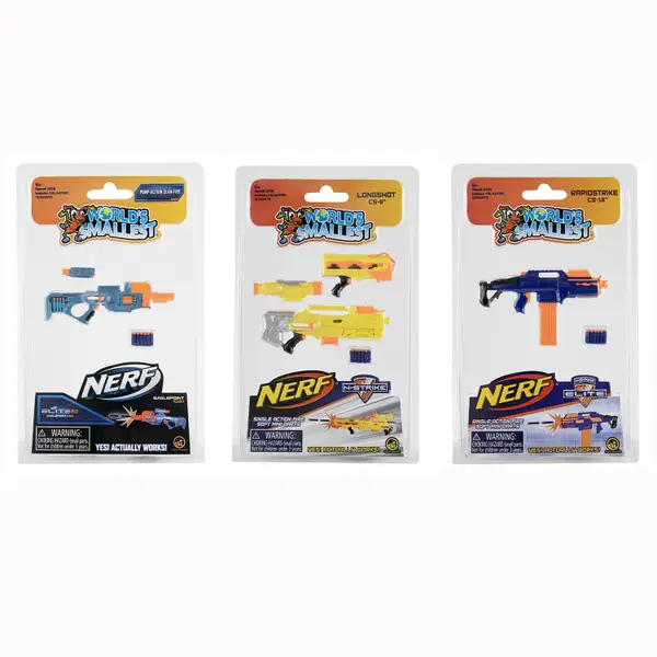 World's Smallest Nerf Blaster Assortment - 5174-2 | Blain's Farm