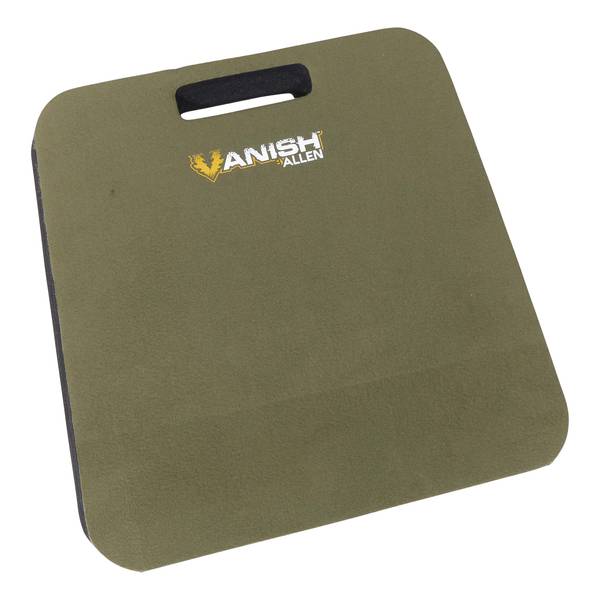 Photo of 14"L x 13"W x 2"H Olive Green Vanish Foam Cushion