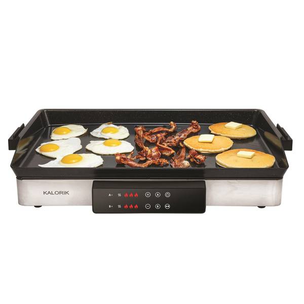 Kalorik MAXX 2-in-1 Electric Griddle and Double Cooktop