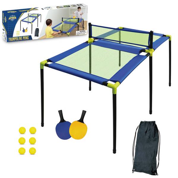 Thin Air Trampoline Ping Pong Table Tennis Game Set TAB657 Blain's