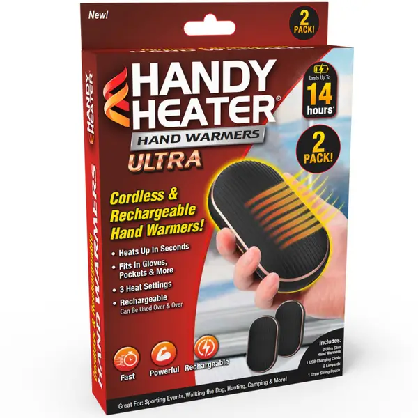 Handy Heater 2-Pack Hand Warmers Ultra - HHPKTW-MC12/4 | Blain's